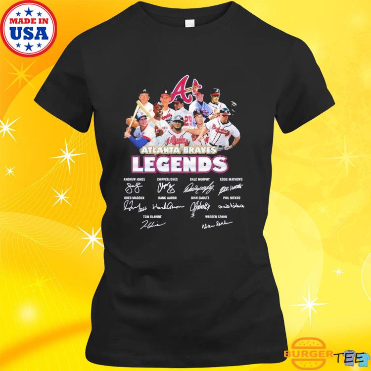 Official atlanta braves legends signatures T-shirt, hoodie