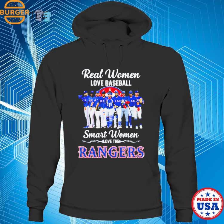 Texas Rangers Real Women Love Baseball Smart Women Love The Rangers 2023  Shirt - Limotees