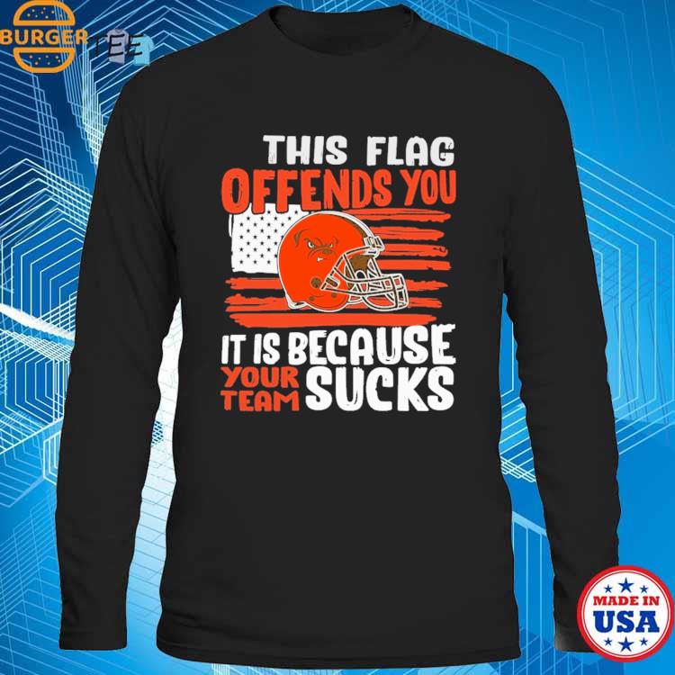 If This Cincinnati Bengals Flag Offends You Your Team Suck T-Shirt -  T-shirts Low Price