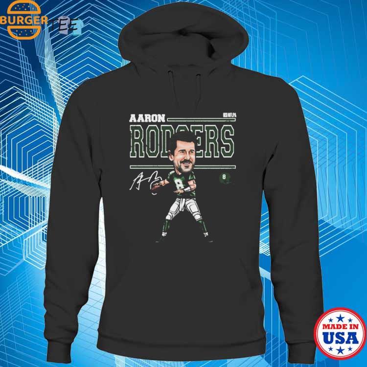 Aaron Rodgers New York J Cartoon T-Shirt - ShirtsOwl Office