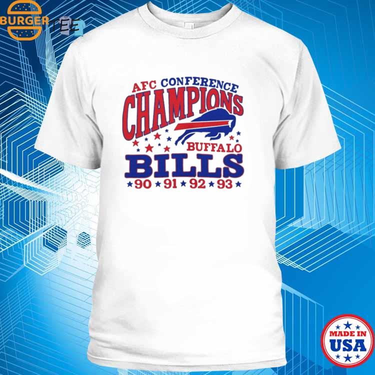 Afc Conference Champions Buffalo Bills 90 91 92 93 Shirt - Hersmiles