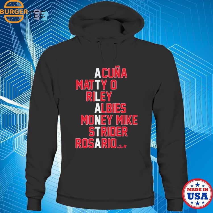 Atlanta Baseball Names Acuna Matty O'Reilly Albies shirt, hoodie, sweatshirt  and tank top