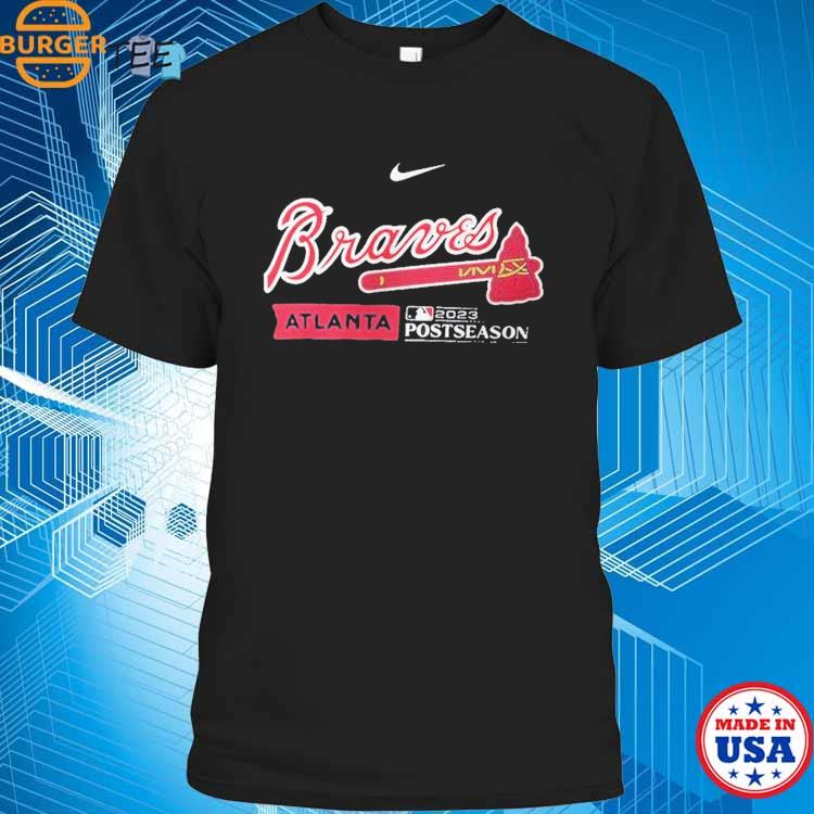 Official Logo Atlanta Braves Nike 2023 Postseason Authentic Collection Dugout  Shirt, hoodie, sweater, long sleeve and tank top