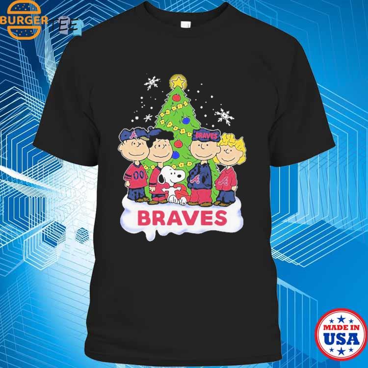 Atlanta Braves Snoopy Peanuts Christmas 2023 TShirt Hoodie Tank