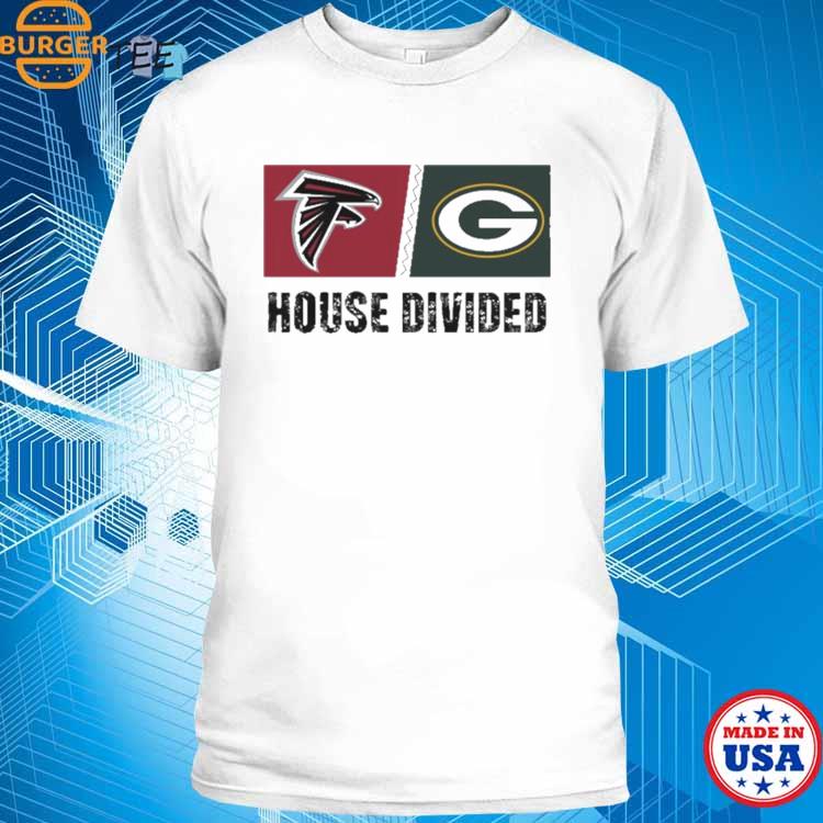 Atlanta Falcons Vs Green Bay Packers House Divided Shirt - Hersmiles