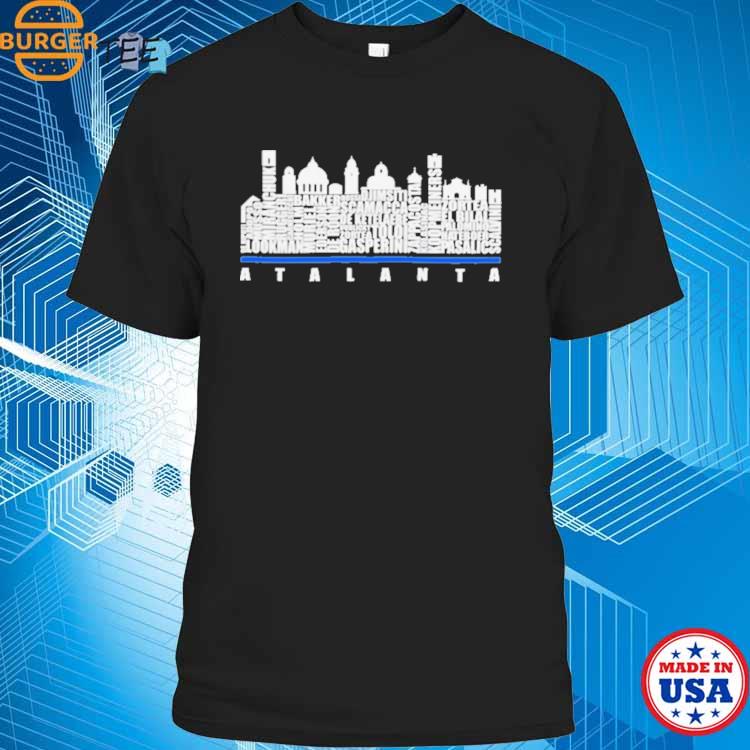 Official Atlanta braves mlb 2023 nl east champions skyline T-shirt