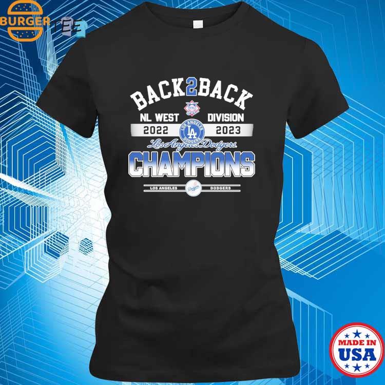 Official back 2 Back Los Angeles Dodgers NL West Division Champions 2022 –  2023 Unisex T-Shirt, hoodie, sweater, long sleeve and tank top