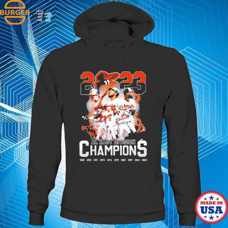 Baltimore Orioles AL East Division Champions cartoon shirt, hoodie