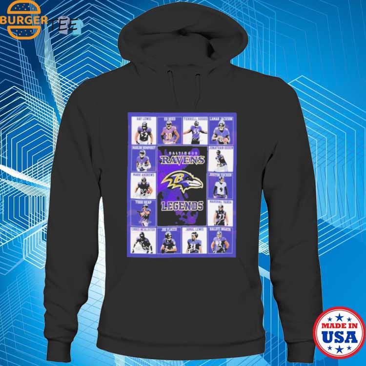 Official Nfl baltimore ravens legends 2023 shirt, hoodie, sweater, long  sleeve and tank top