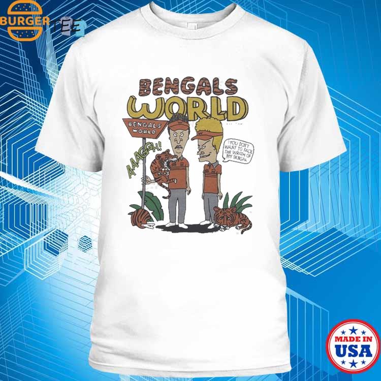 Beavis And Butthead X Cincinnati Bengals World Tee Shirt Hoodie