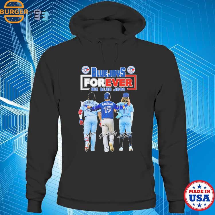 Toronto Blue Jays 19 Jose Bautista Thank You For The Memories Signatures  Shirt, hoodie, longsleeve, sweatshirt, v-neck tee