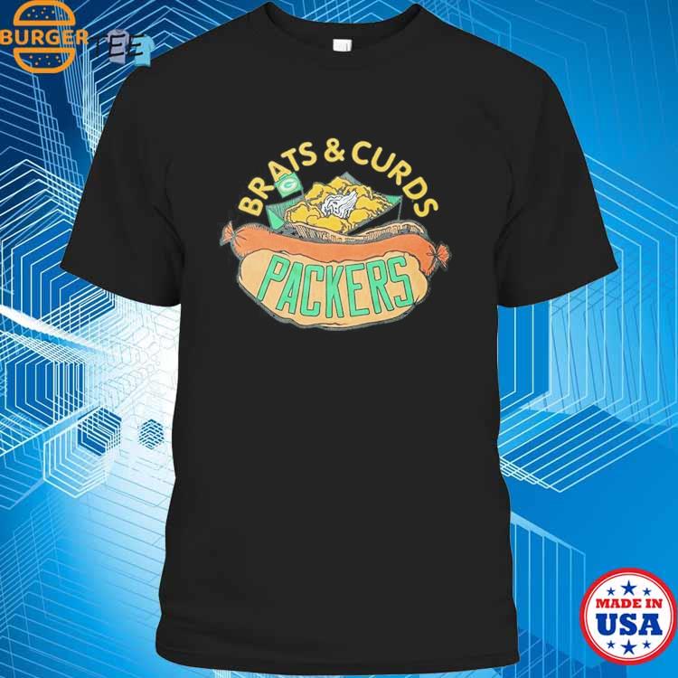 Brats Curds Packers Shirt Nfl X Flavortown Green Bay Packers