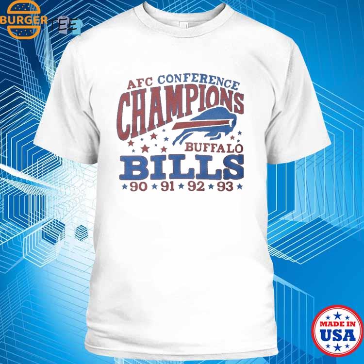 Buffalo Bills 4 Time Afc Champions Shirt