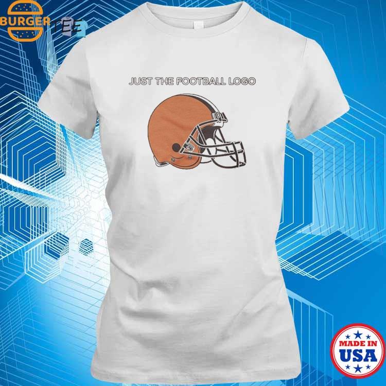 Cleveland Browns just the football logo helmet shirt, hoodie