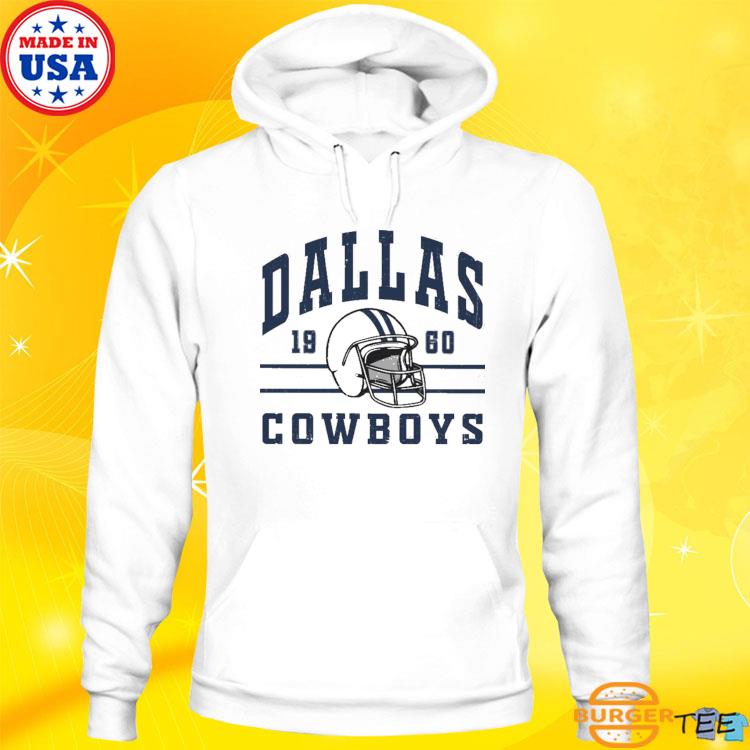 Official Dallas 1960 Cowboys Football Helmet Vintage T-shirt