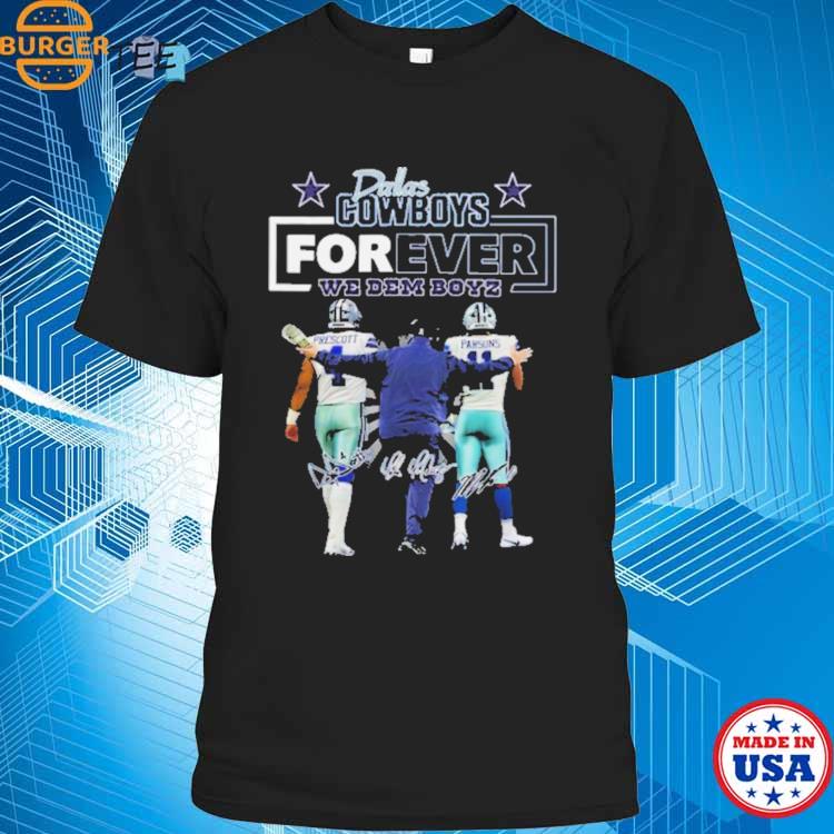 Dallas Cowboys forever we dem boyz Dak Prescott and Micah Parsons  signatures shirt, hoodie, sweater, long sleeve and tank top