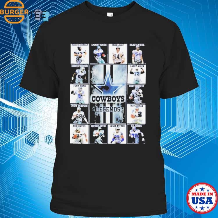 Official the Dallas Cowboys The Legend Of Signatures T-Shirt, hoodie, tank  top, sweater and long sleeve t-shirt