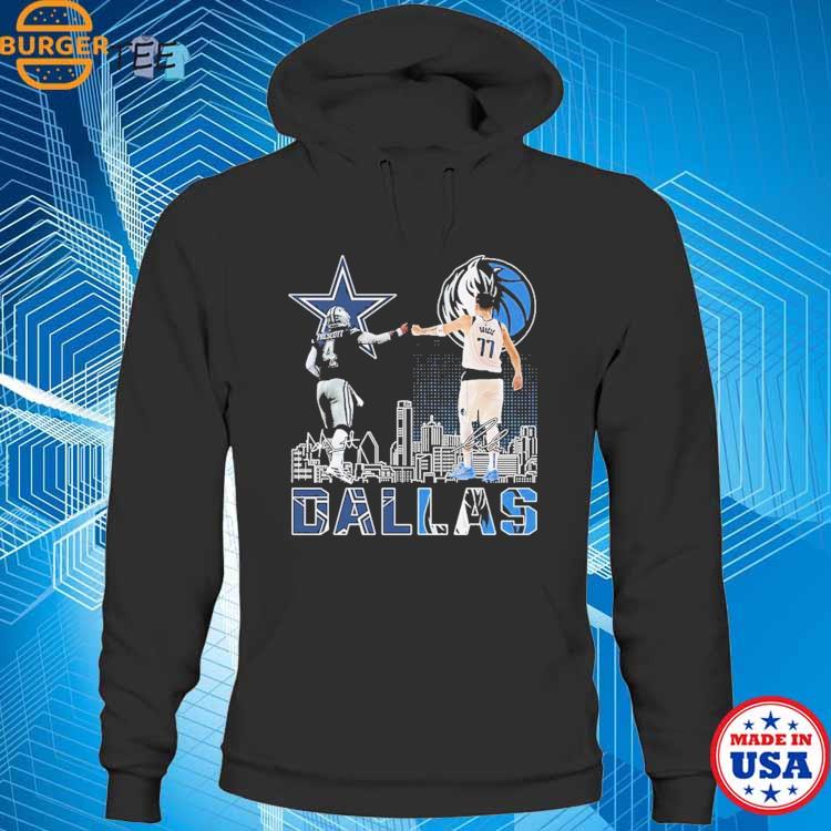 Official Dallas Cowboys Prescott And Mavericks Doncic City Champion Shirt,  hoodie, sweater, long sleeve and tank top