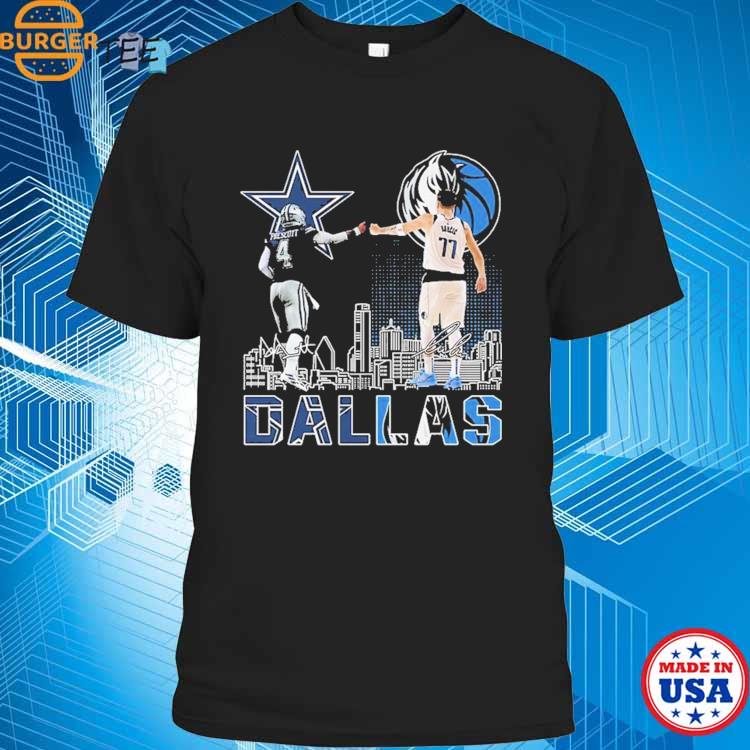 Dallas Cowboys Prescott And Mavericks Doncic City Champion T-Shirt -  ShirtsOwl Office