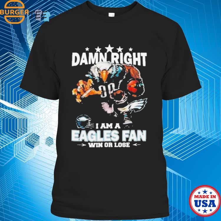 Philadelphia Eagles Retro Mascot Fan Design Shirt