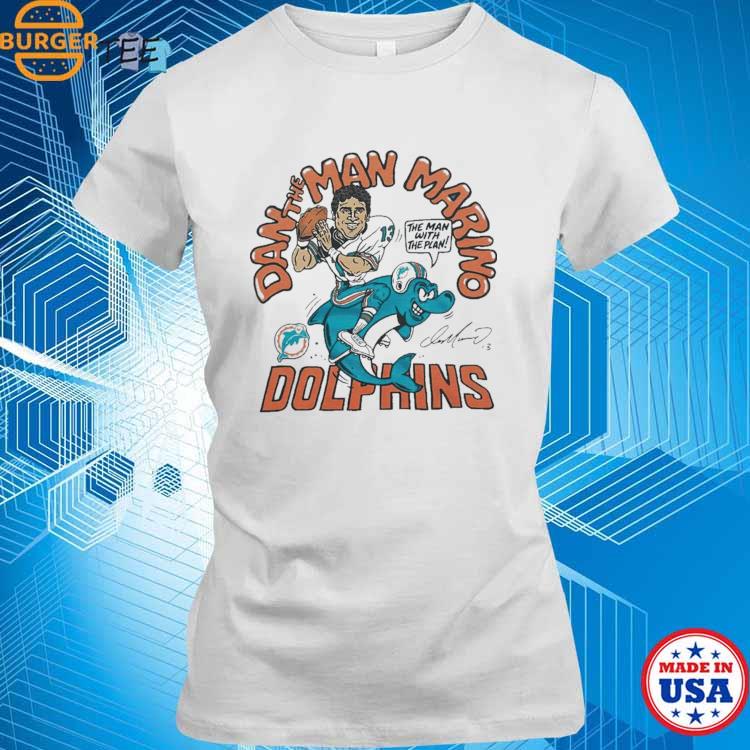 Dan Marino Miami Dolphins signature cartoon shirt, hoodie, sweater, long  sleeve and tank top