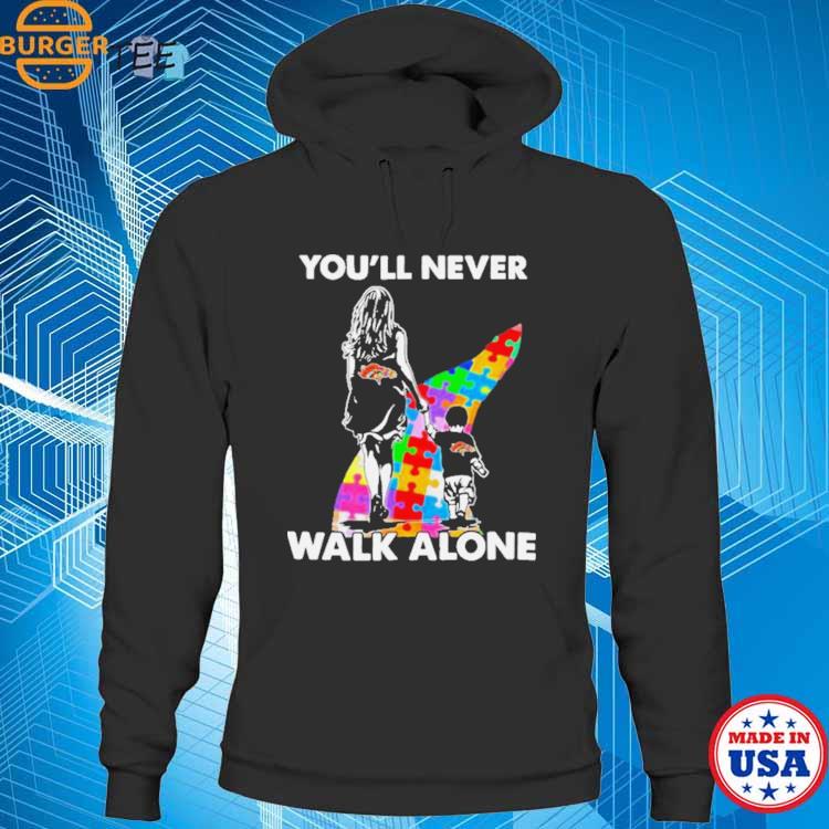 Dad And Son Detroit Lions Autism You'll Never Walk Alone shirt, hoodie,  sweater, long sleeve and tank top