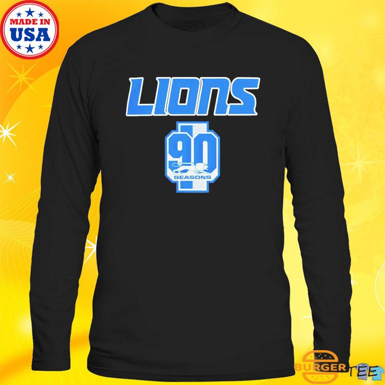 Detroit Lions Celebrate 90th Season Shirt - High-Quality Printed Brand