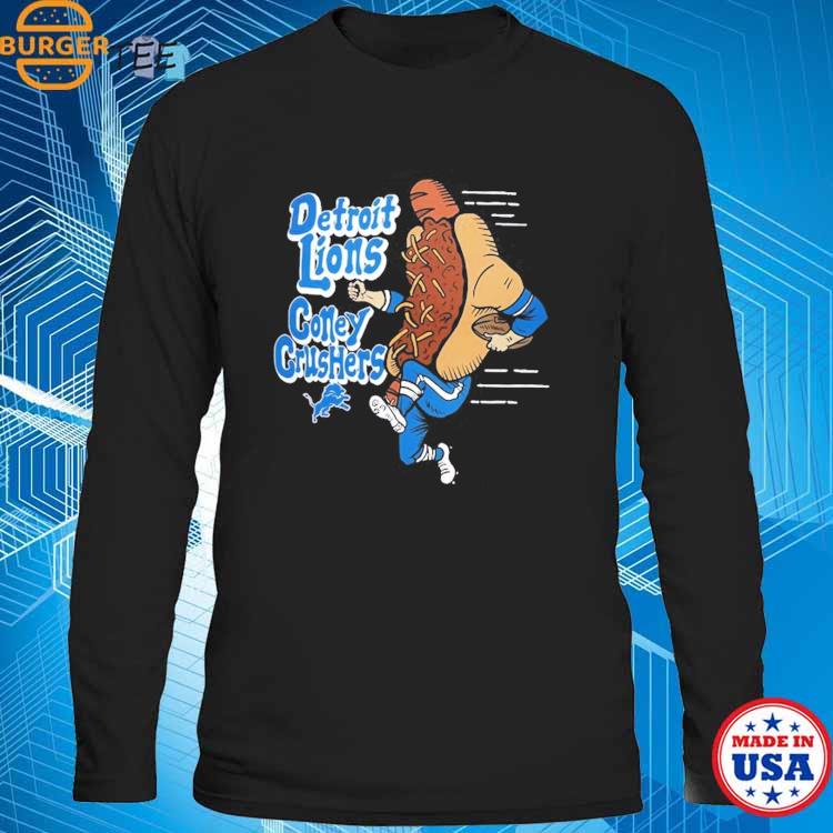 NFL x Flavortown Detroit Lions T-Shirt from Homage. | Officially Licensed Vintage NFL Apparel from Homage Pro Shop.