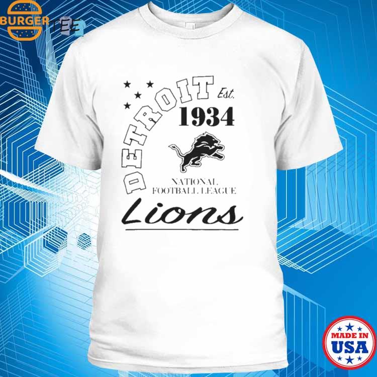 Detroit Lions football est. 1934 go Lions logo shirt, hoodie