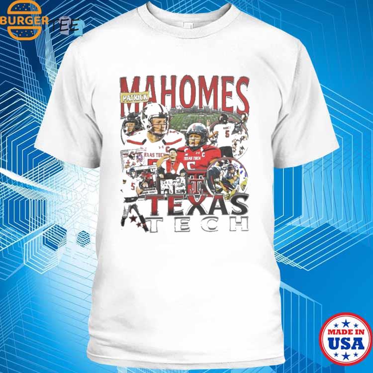 Texas Tech: Showtime Patrick Mahomes, Women's V-Neck T-Shirt / Large - CFB | College Football - Sports Fan Gear | BreakingT