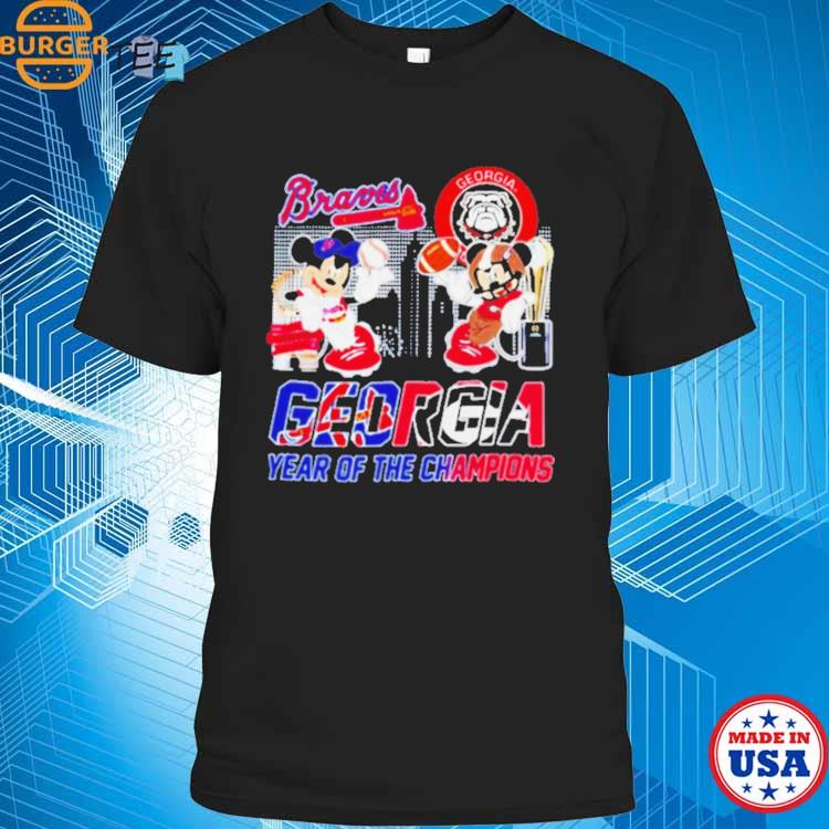 Georgia Bulldogs Vs Atlanta Braves Georgia Year Of The Champions Shirt,  hoodie, longsleeve, sweatshirt, v-neck tee