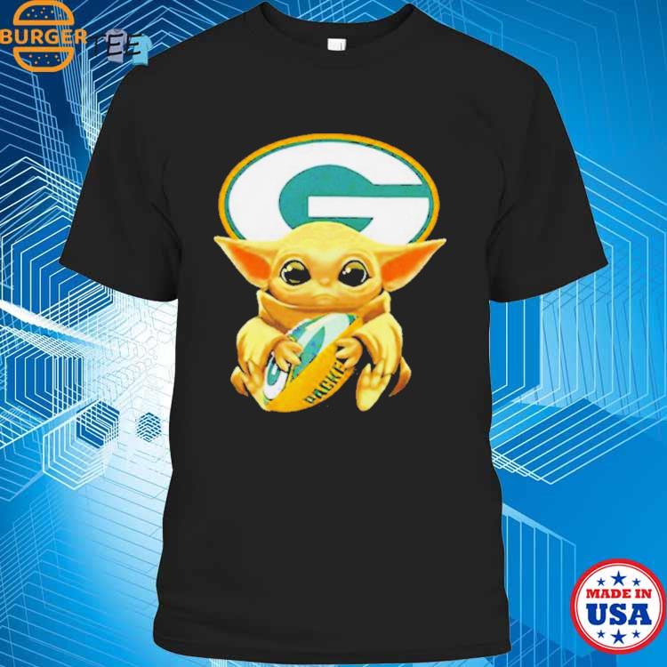 Baby Yoda And Groot Hug Green Bay Packers T-Shirt - T-shirts Low Price