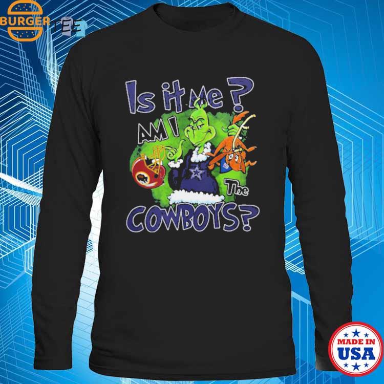 Official grinch is it me am i the dallas cowboys shirt, hoodie, sweater,  long sleeve and tank top