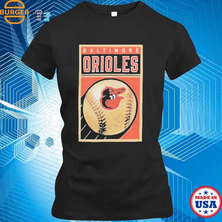 Official heathered Gray Baltimore Orioles Team Baseball Card T Shirt -  Limotees