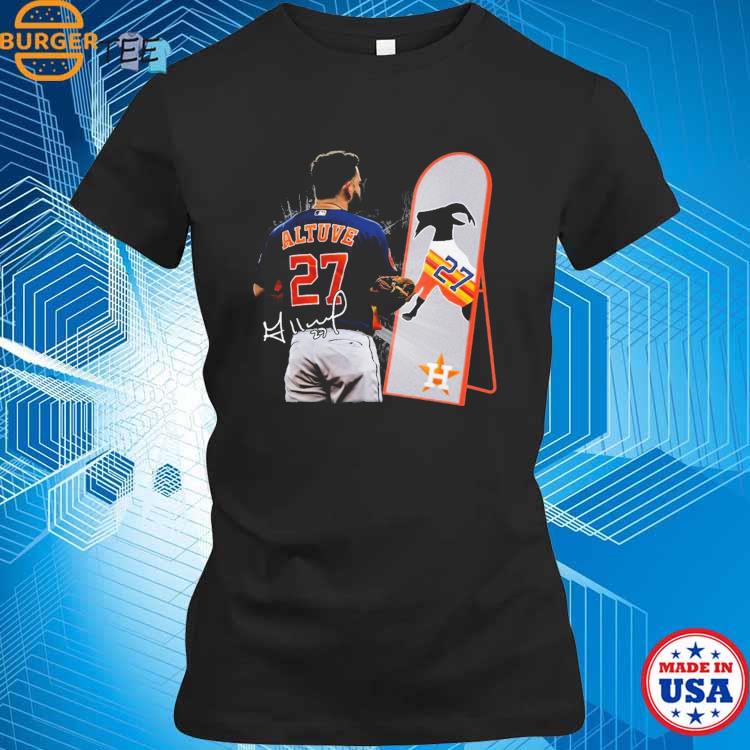 Houston Astros T-Shirt Jose Altuve 27 Signature Astros Gift