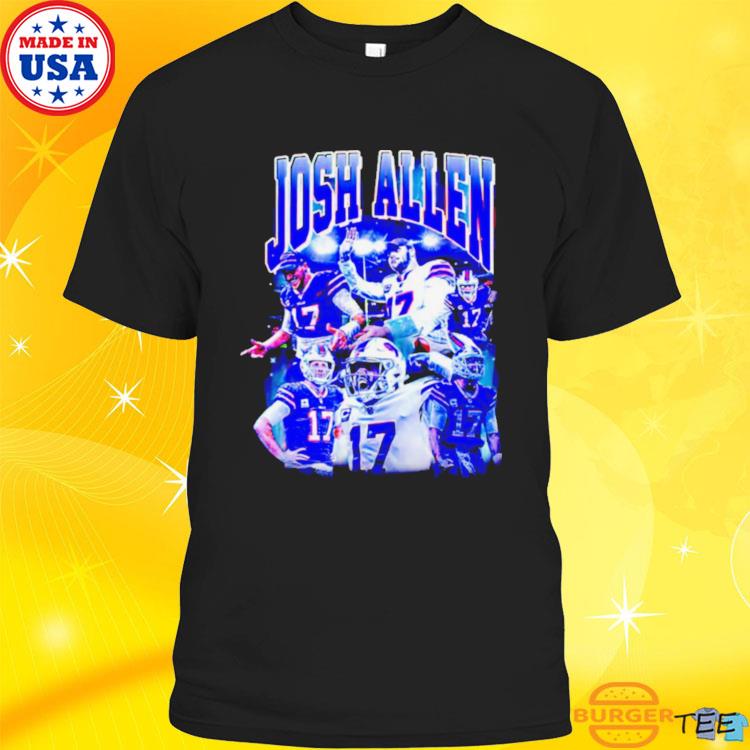 Official Josh Allen Buffalo Bills Vintage Retro T-Shirt, hoodie