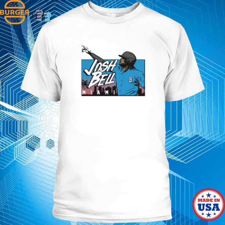 Josh Bell Miami MLBPA Tee, Cleveland Baseball Apparel