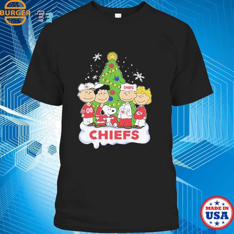 Snoopy The Peanuts Kansas City Chiefs Christmas T-Shirt - Shirt Low Price