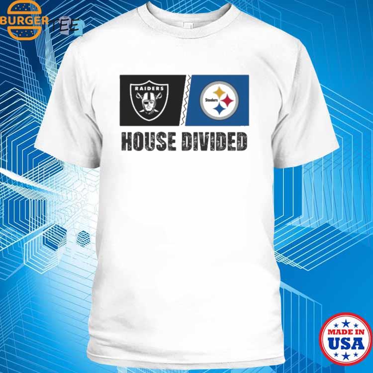 House Divided Las Vegas Raiders Vs Pittsburgh Steelers Shirt, hoodie,  longsleeve, sweatshirt, v-neck tee