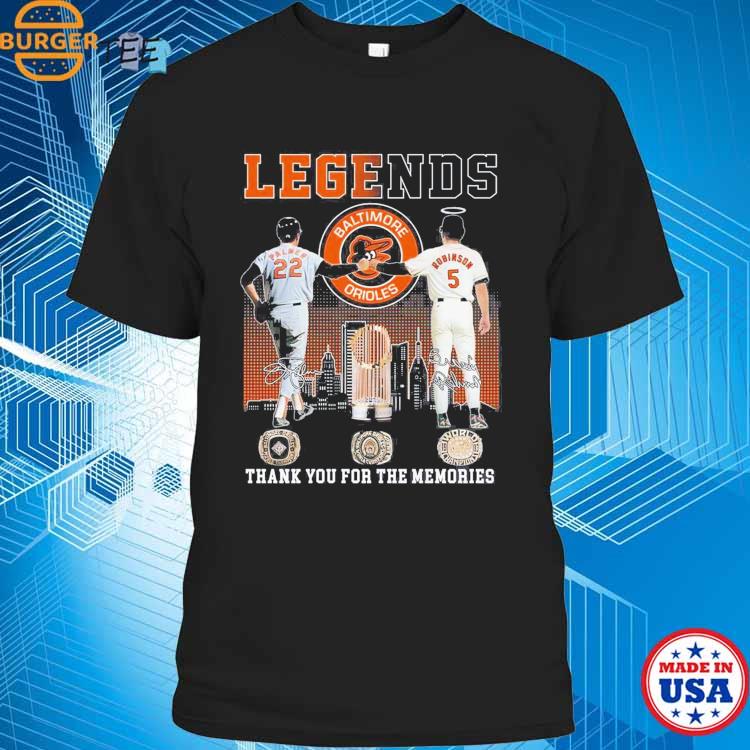 Legends Baltimore Orioles Palmer And Robinson Thank You For The