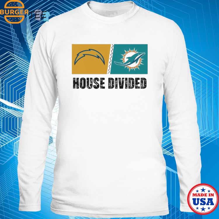 Nfl Shop Los Angeles Chargers Vs Miami Dolphins House Divided Hoodie