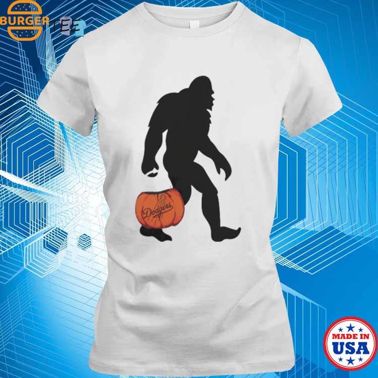 Los Angeles Dodgers Bigfoot Halloween shirt, hoodie, sweater, long