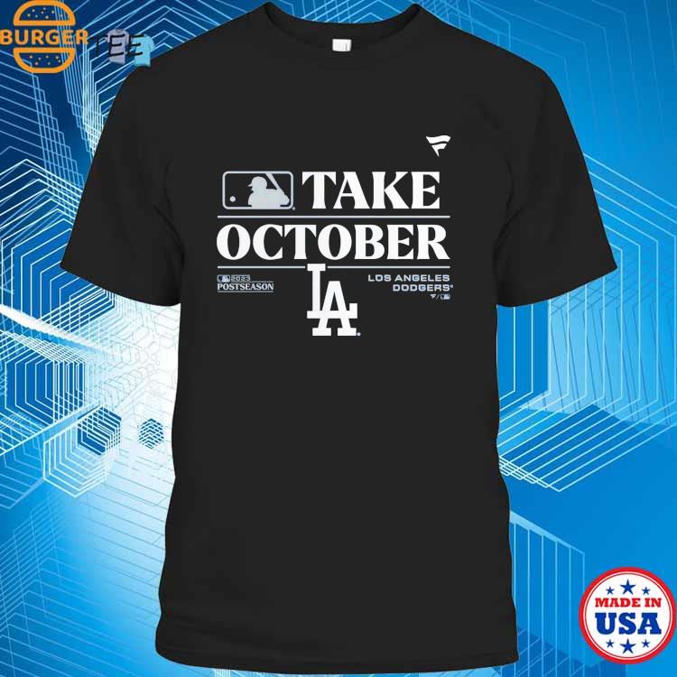 Los Angeles Dodgers Fanatics Branded 2022 Postseason T-Shirt - Black