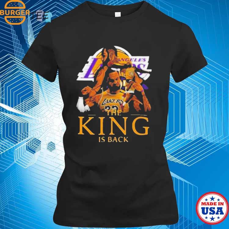 Los Angeles Lakers Lebron James The King Is Back shirt, hoodie, sweater,  long sleeve and tank top