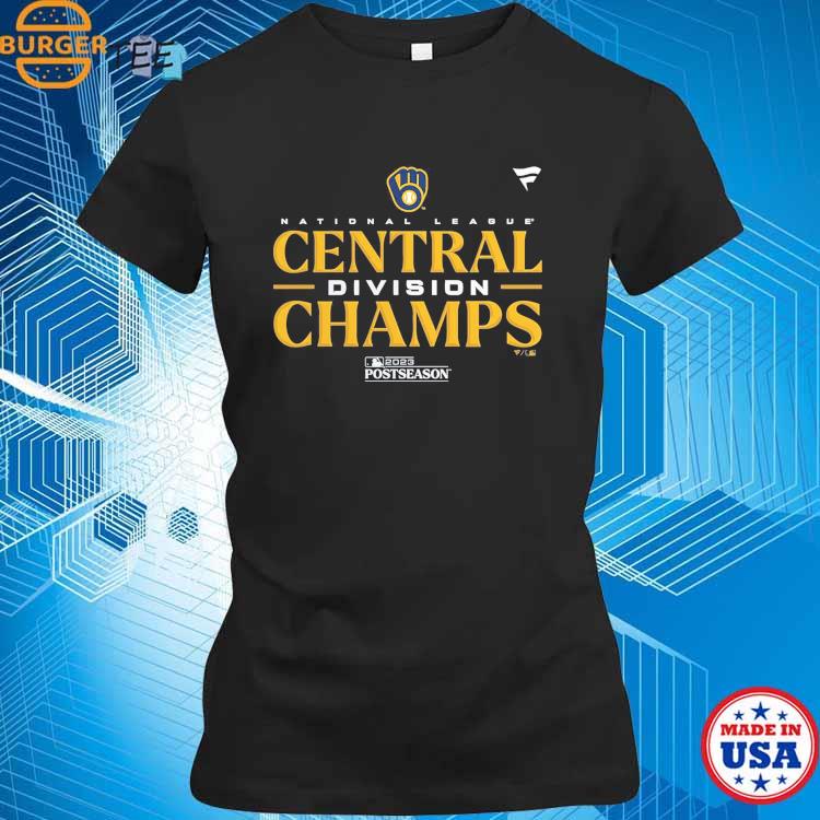 Official milwaukee Brewers National League Central Division Champs 2023  Postseason T-shirt, hoodie, sweater, long sleeve and tank top