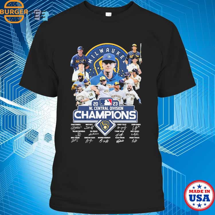Welcome Milwaukee Brewers 2023 Nl Central Champions T Shirt