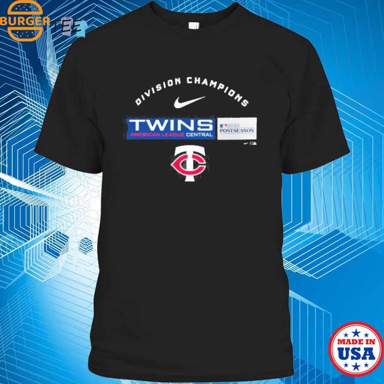 Minnesota Twins Nike 2023 AL Central Division Champions Shirt, hoodie,  sweater, long sleeve and tank top