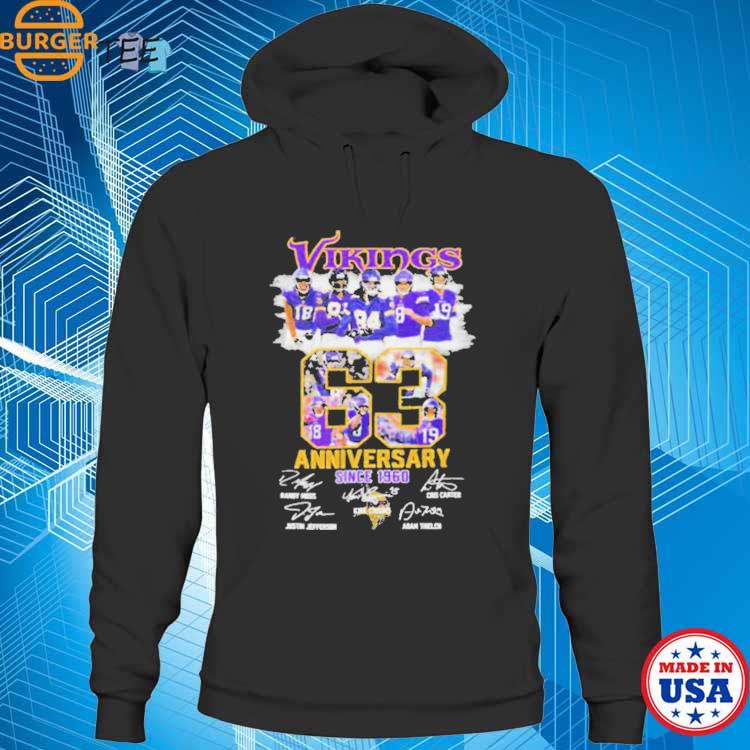 Minnesota Vikings 63 Anniversary Since 1960 Shirt