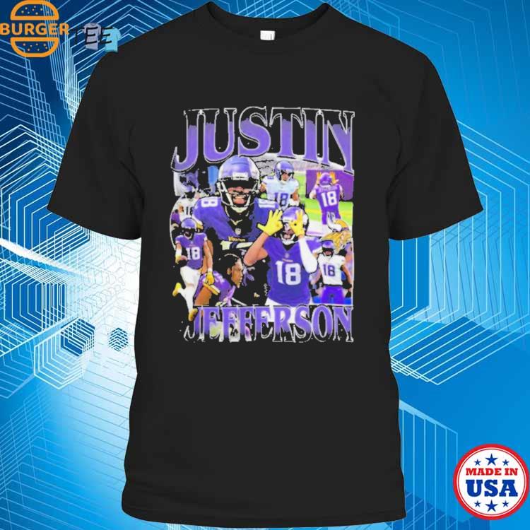 Official Justin Jefferson 18 shirt, hoodie, sweater, long sleeve and tank  top