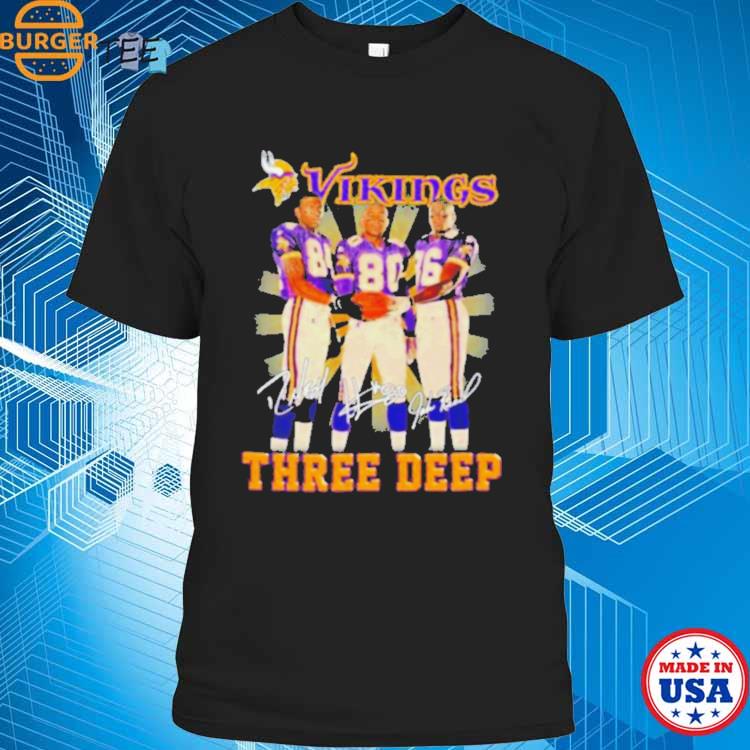 Three Deep Minnesota Vikings T-Shirt